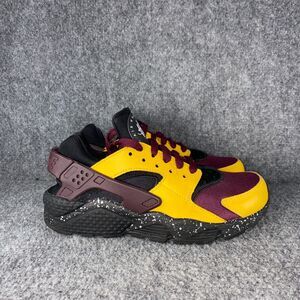 Nike Huarache Womens 6 Shoes Maroon Yellow Running Athletic Sundevils Commanders